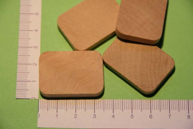 Decoratief Zinloos korting Plankjes rond/vierkant - blankhoutenkralennl